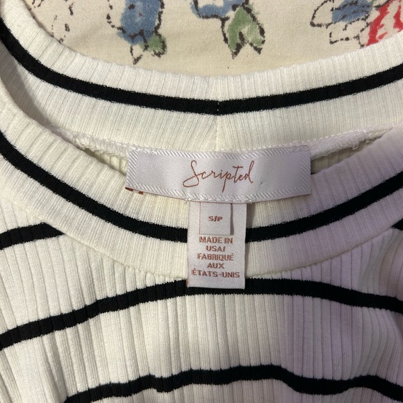 Scripted striped blouse - Picture 3 of 3